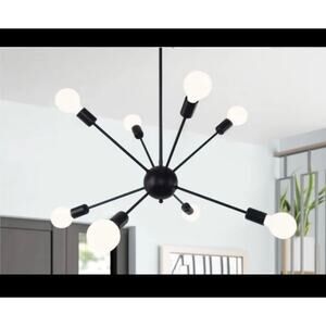 NEW 8 Light Dimmable Sputnik Sphere Chandelier New